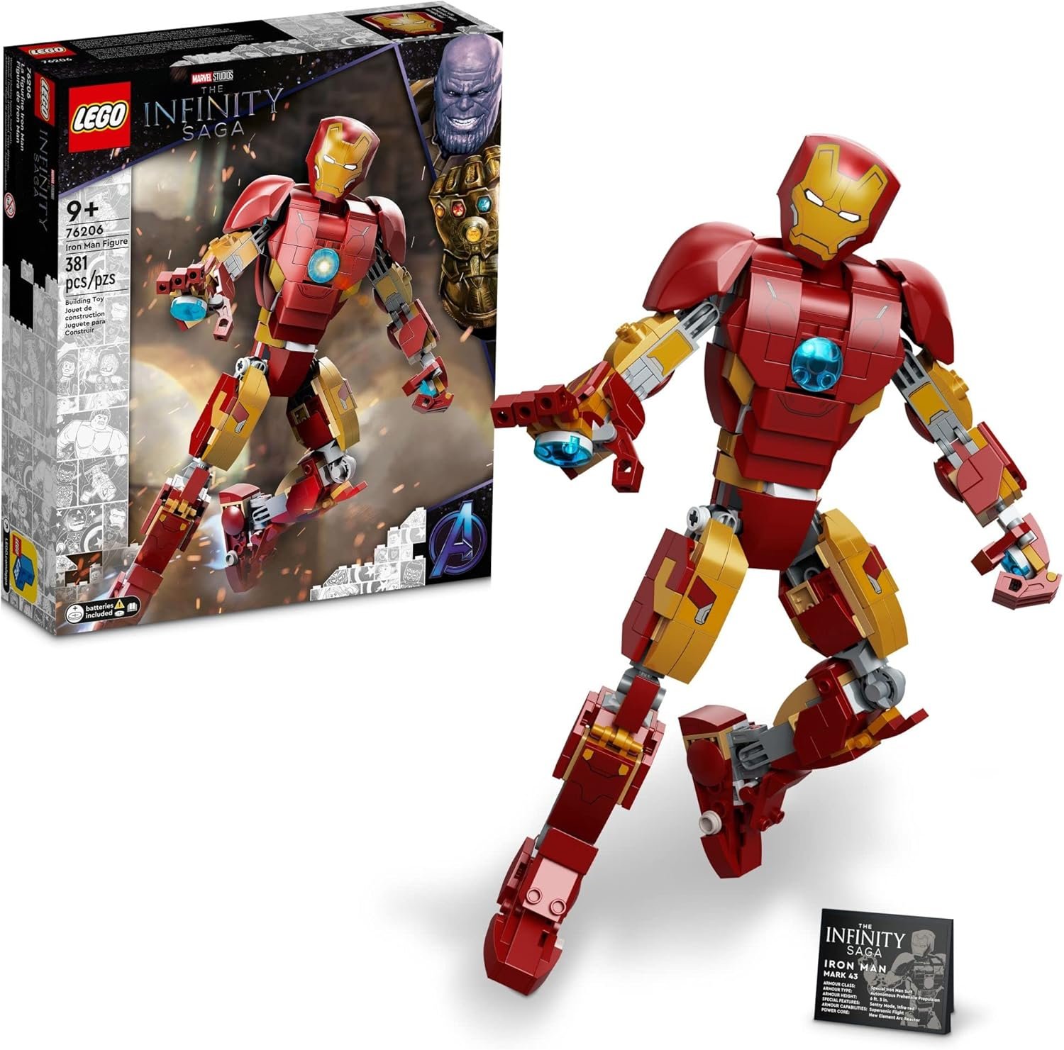 Iron Man Figure 76206 Collectible Buildable Toy